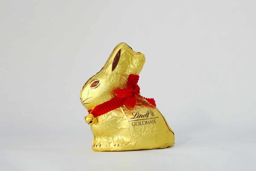 3. PLATZ (ex aequo):&nbsp;Lindt Goldhase – 92 Punkte Gekauft bei: Merkur Hoher Markt,&nbsp;Inhalt: 100 g, Preis: € 2,99