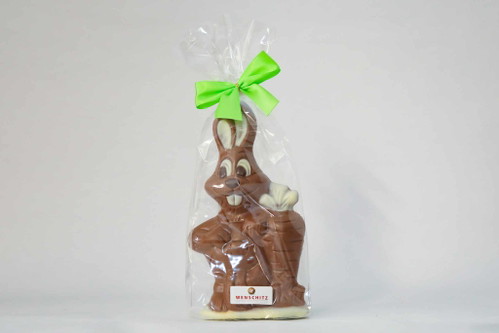 3. PLATZ (ex aequo):&nbsp;Wenschitz Hase mit Karotte – 92 Punkte Gekauft bei: Meinl am Graben,&nbsp;Inhalt: 125 g,&nbsp;Preis: € 11,49
