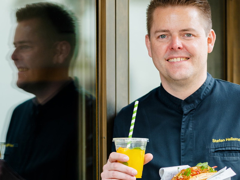 Sternekoch Stefan Heilemann serviert Streetfood in der Zürcher Altstadt.