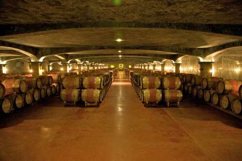 Der Weinkeller des Château Smith Haut Lafitte.