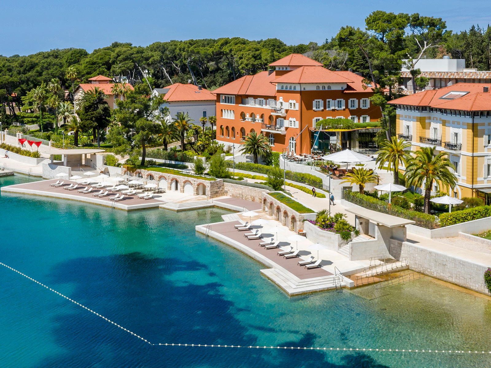 Das Boutique Hotel «Alhambra» auf der kroatischen Insel Lošinj.