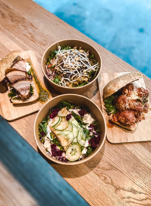 «House Roast Porchetta», «The Luma» und frische Salate