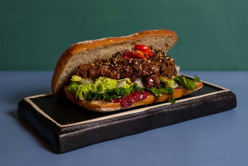 Special Sandwich mit Pulled Duck
