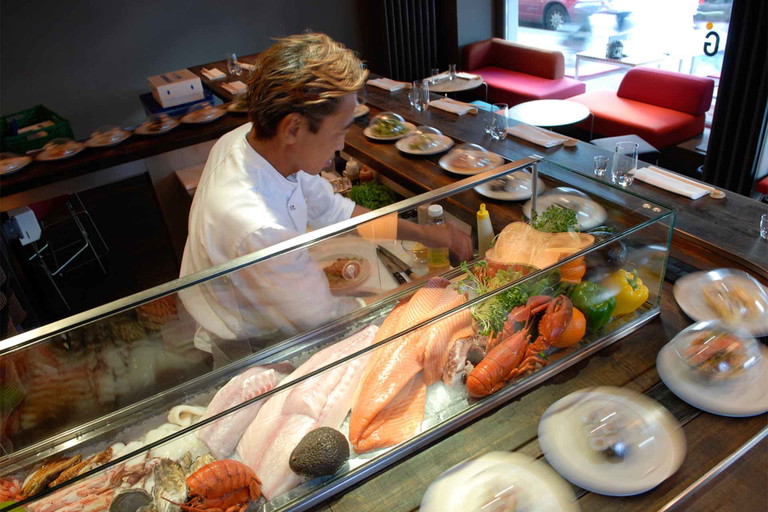 Das Sushi wird im «Ginger» frisch vor den Augen der Gästen zubereitet.&nbsp;