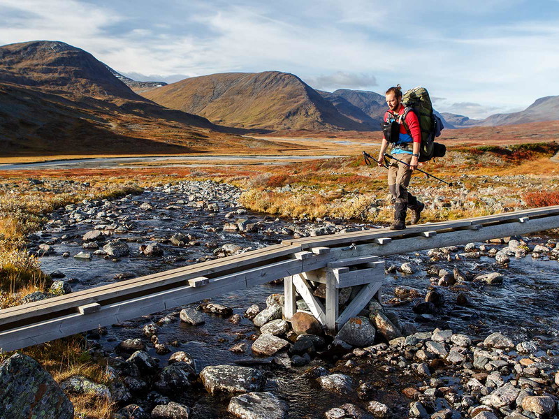 Langstrecke: Am Kungsleden Wandertrail in Lapland