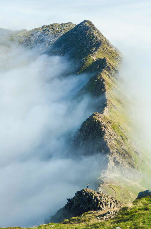 Striding Edge von Helvellyn, England