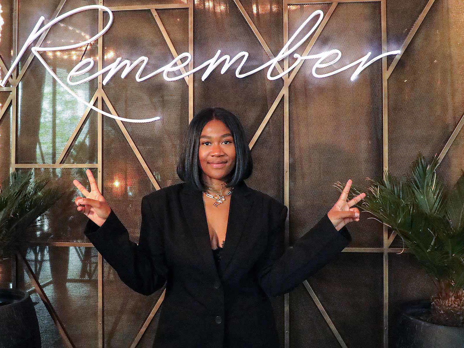 Rose Alaba bei der Eröffnung des neuen Familien-Restaurants »DaRose«.