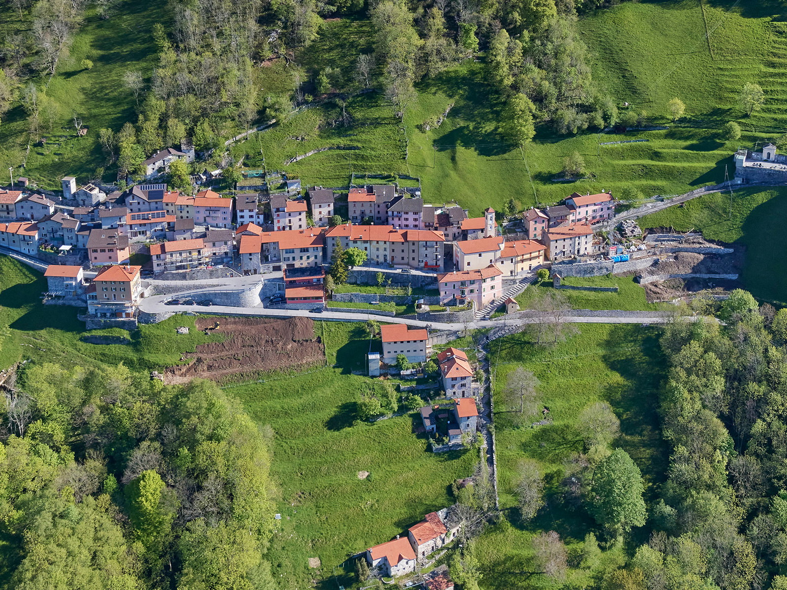 Das kleine Dorf Scudellate liegt im Süden des Tessins