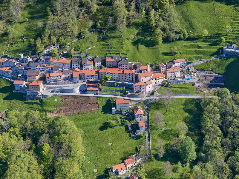 Das kleine Dorf Scudellate liegt im Süden des Tessins