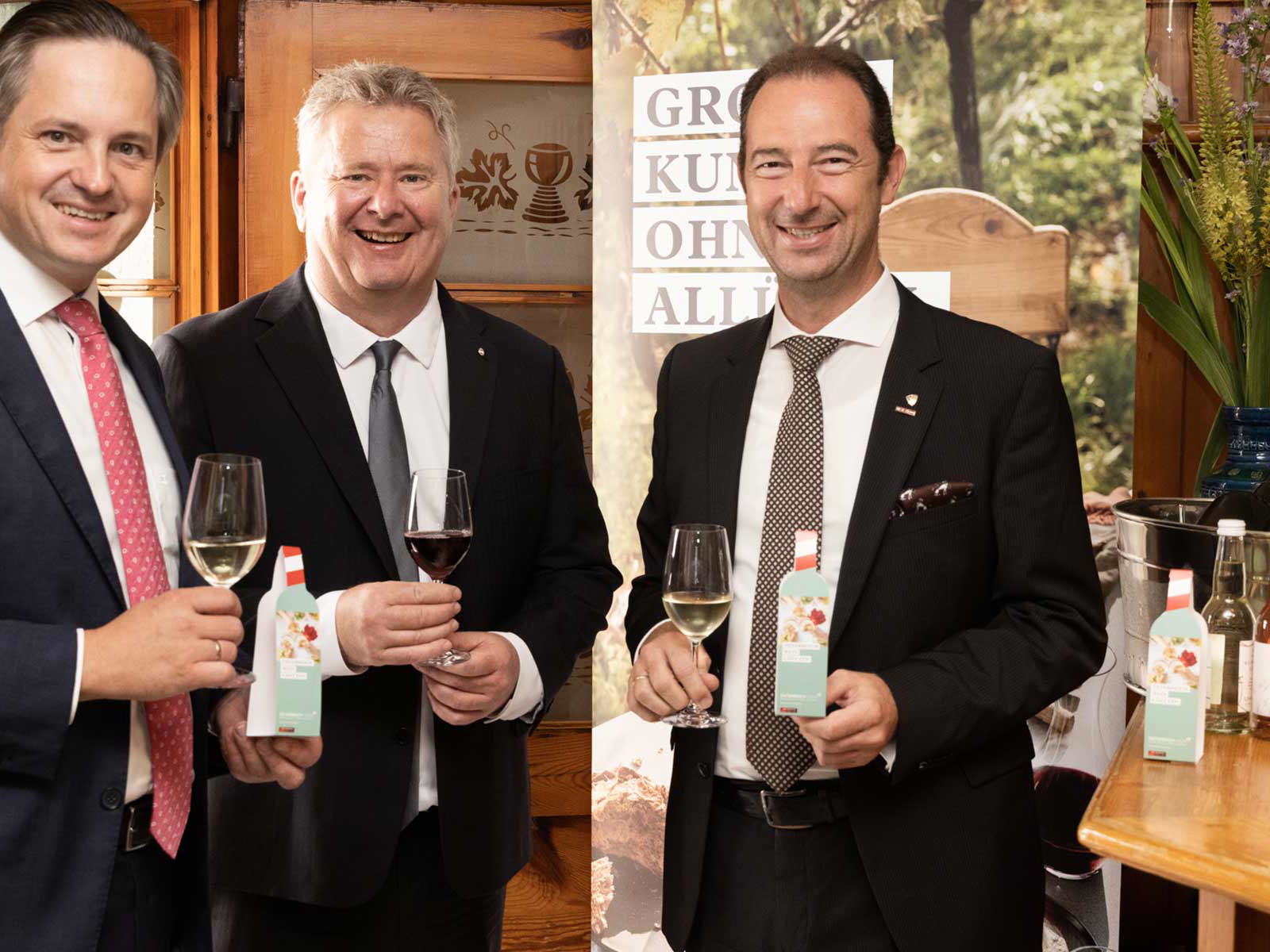 Johannes Schmuckenschlager, Chris Yorke und Mario Pulker