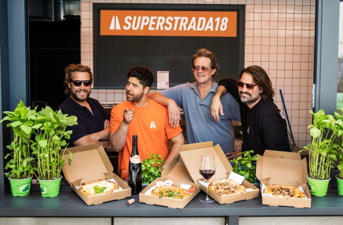 Die »Superstrada18«-Macher: Benjamin Loudon, Sebastian Neuschler, Heinz Tronigger und Hennes Weiss