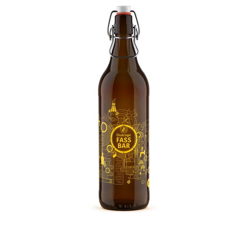 Die Ein-Liter-Flasche.
