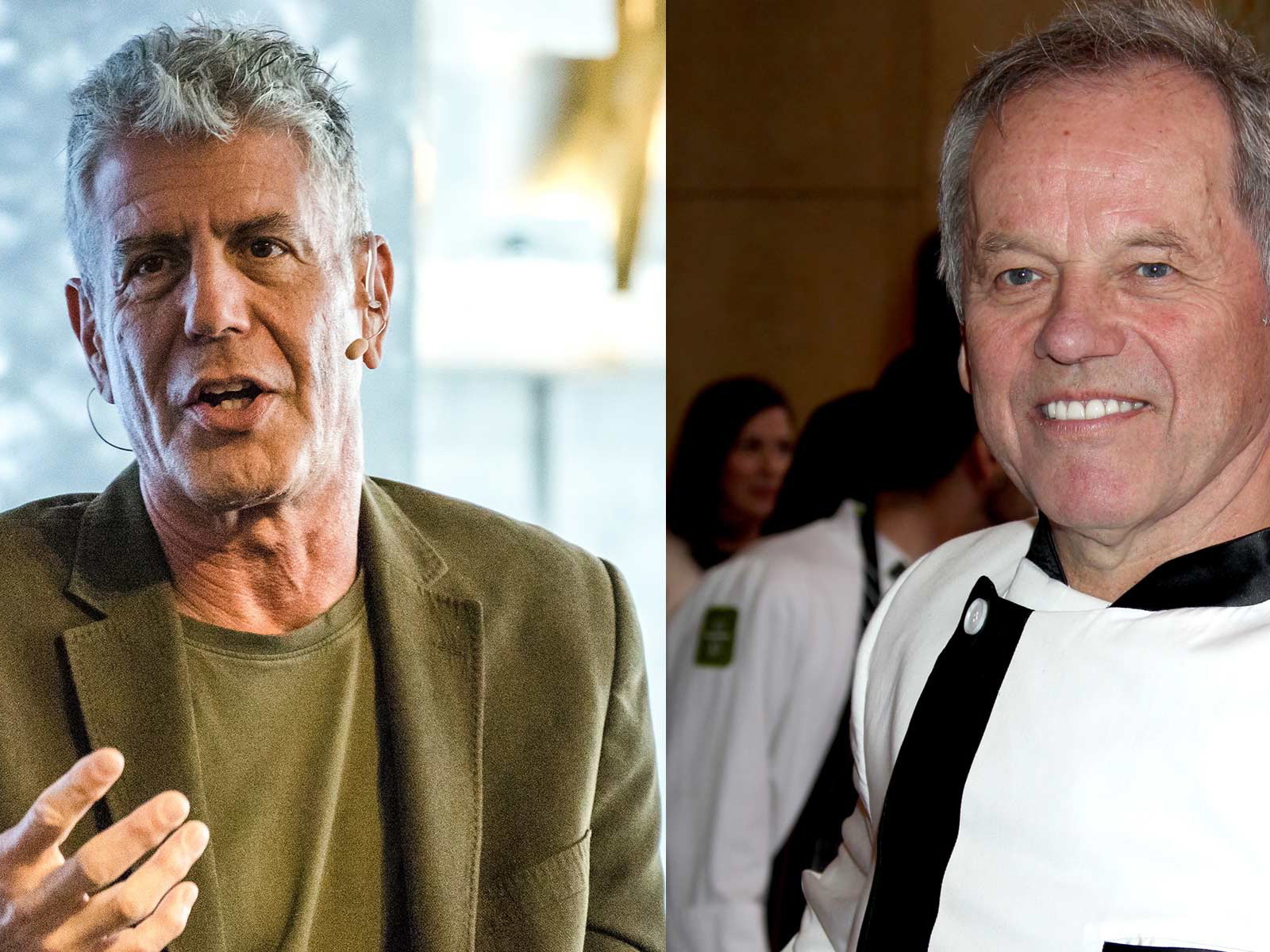 Anthony Bourdain und Wolfgang Puck
