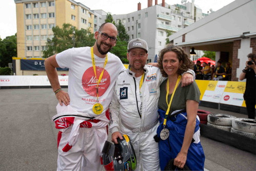 Gerald Matzner (Naber Kaffee), Alexander Angerer (Tipos) und Christina Meinl (Meinl Kaffee).