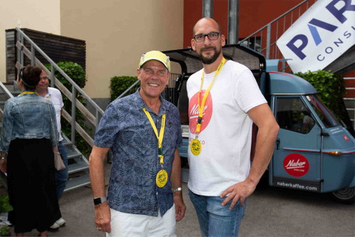 Peter Dobcak (Fachgruppenobmann Gastronomie Wien) und Gerald Matzner (Naber Kaffee).