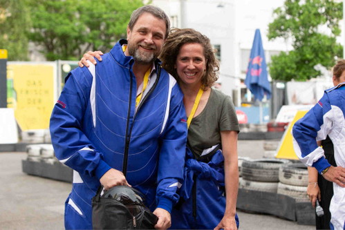 Wolfgang Binder (Kaffeesieder) und Christina Meinl (Meinl Kaffee).