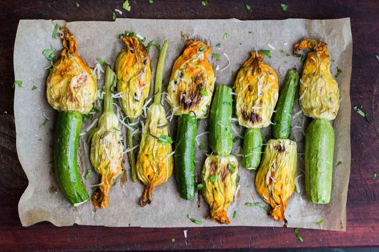Courgette Flower (Cucurbita pepo)