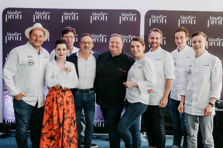 »Pâtisserie« Jury: Alexander Kühn, Alexandra Gorsche, Thomas Naderer, Heimo Jessenko, Robert Ferstl, Eveline Wild, Jürgen Vsetecka, Dominik Fitz und Benjamin Schröder.