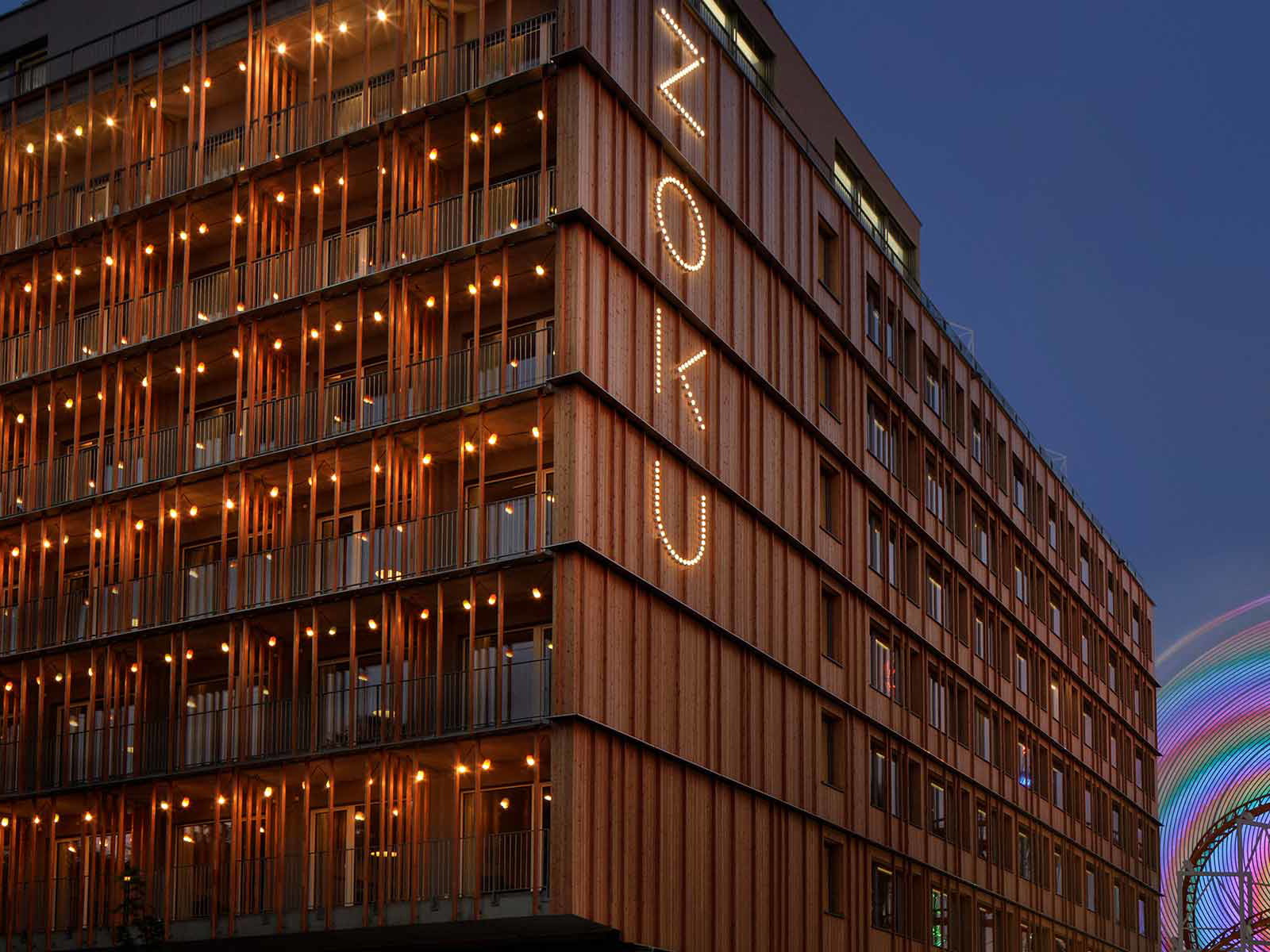 Das Hotel liegt am Rande des Praters.