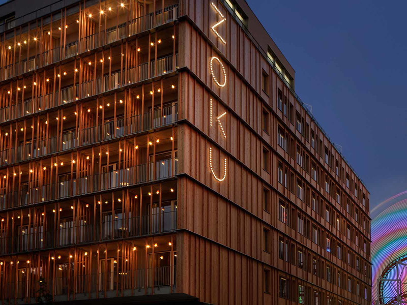 Das Hotel liegt am Rande des Praters.