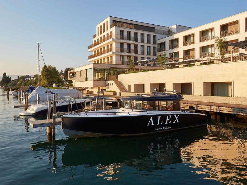 Das «Alex Lake» liegt direkt am Zürichsee.