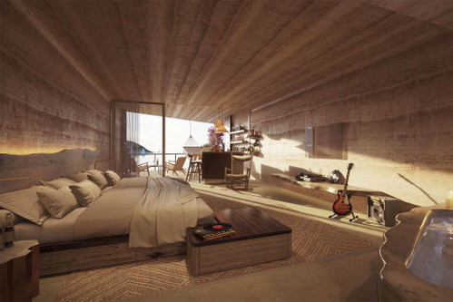 Eine der Cave Suites des Resorts