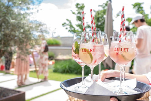 Sommerliche Lillet-Drinks sorgten für Erfrischung