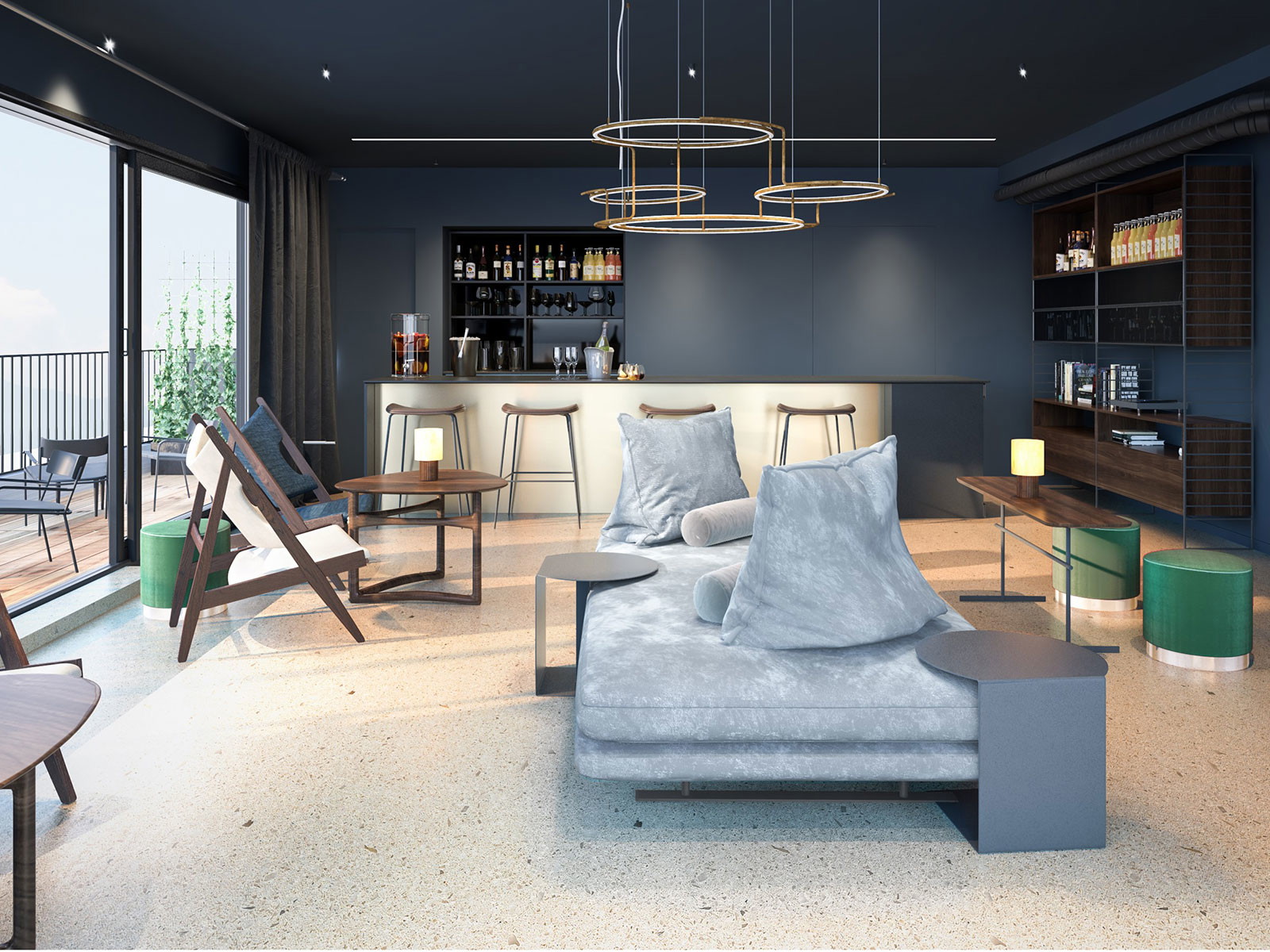 Zum neuen Stuttgarter Hotel »EmiLu« gehört auch die Rooftopbar »Lennarts« im sechsten Stock.&nbsp;
