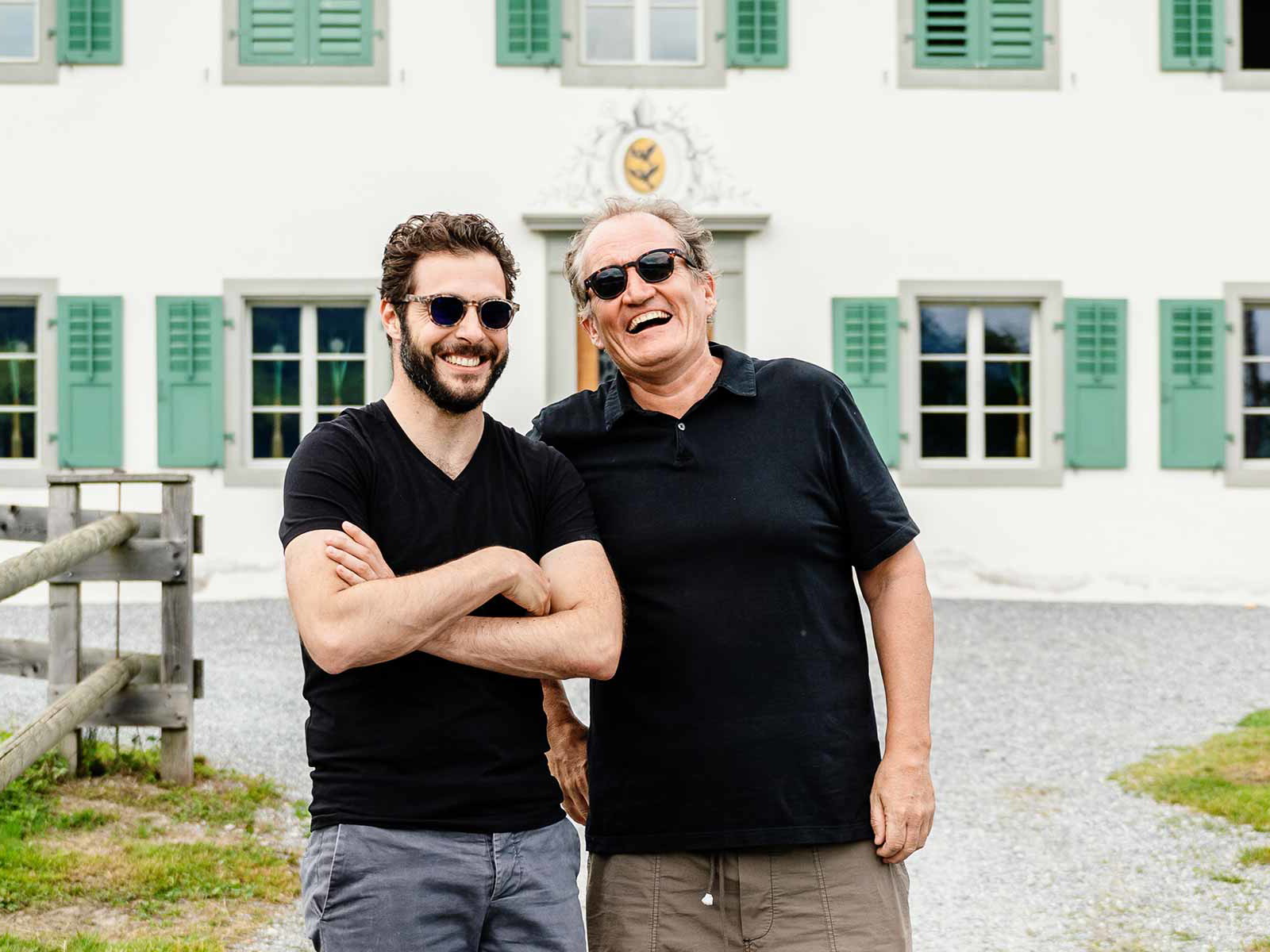 Michel Péclard und sein Geschäftspartner Florian Weber