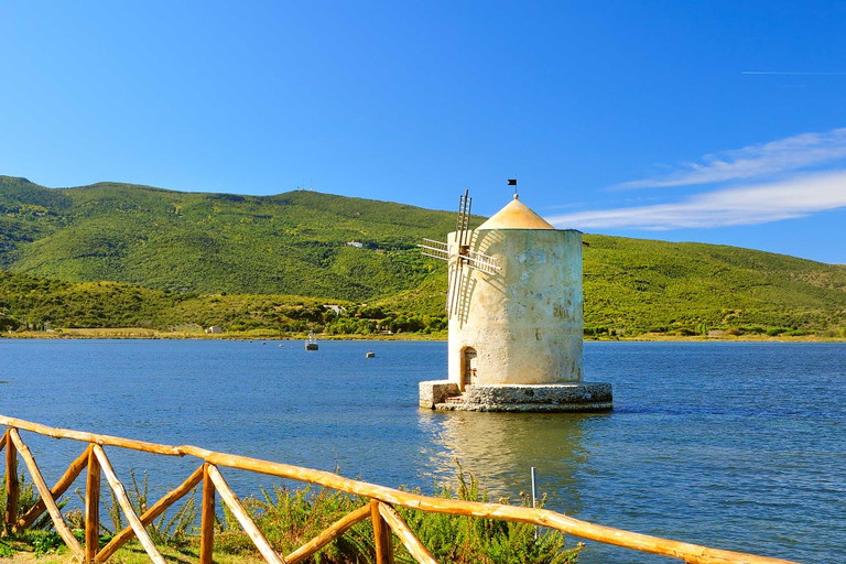 Der Hafen von Orbetello in der Toskana