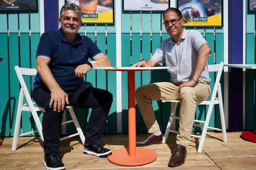 Reinhard Hanusch (Lohberger) und Xavier Plotitza (Metro).