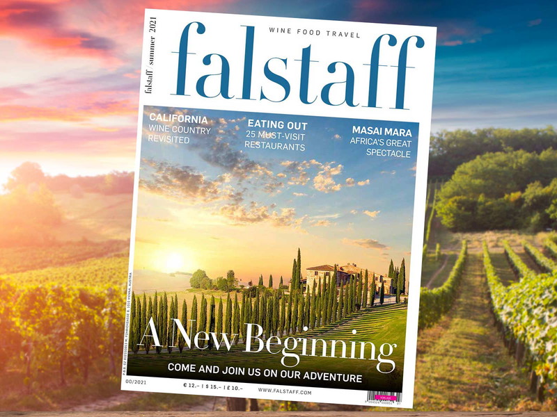 Das erste Cover von Falstaff International