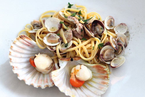 The fish and seafood at Dama Bianca in the port of Duino is simply wonderful