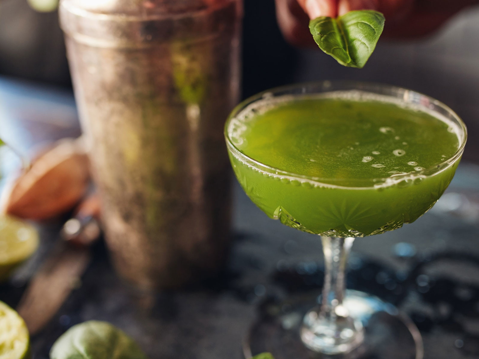 Cocktail Recipes with Mint, Basil and Coriander