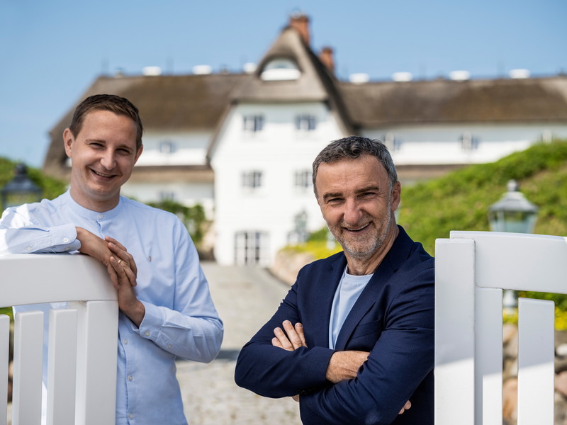Johannes King und Jan-Philipp Berner vom&nbsp;»Hommage Söl’ring Hof« auf Sylt.