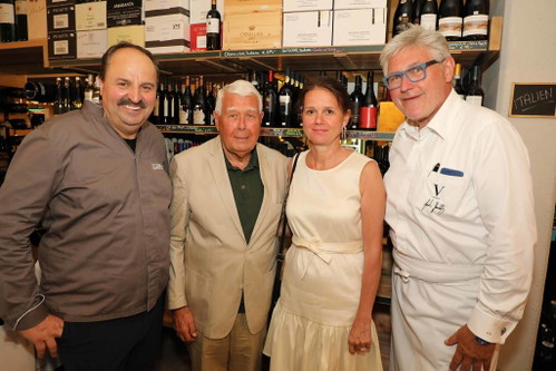 Johann Lafer, Peter Weck, Johanna Rzepa und&nbsp;Christian Domschitz