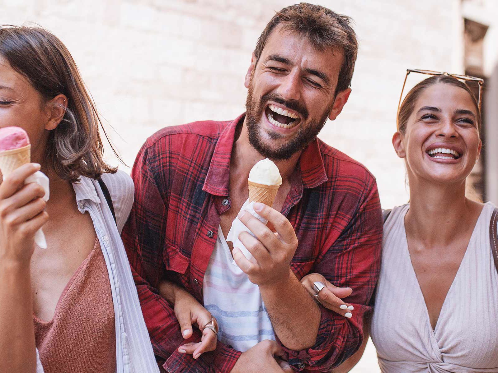 Eis sorgt für gute Laune