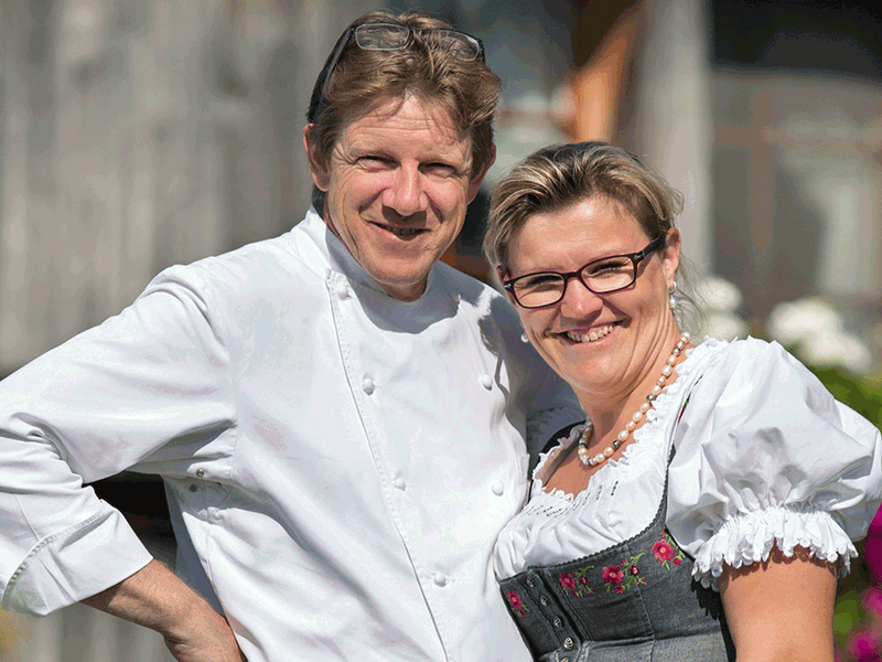 Die Gastgeber des «Gasthaus zum Gupf» Walter und Manuela Klose