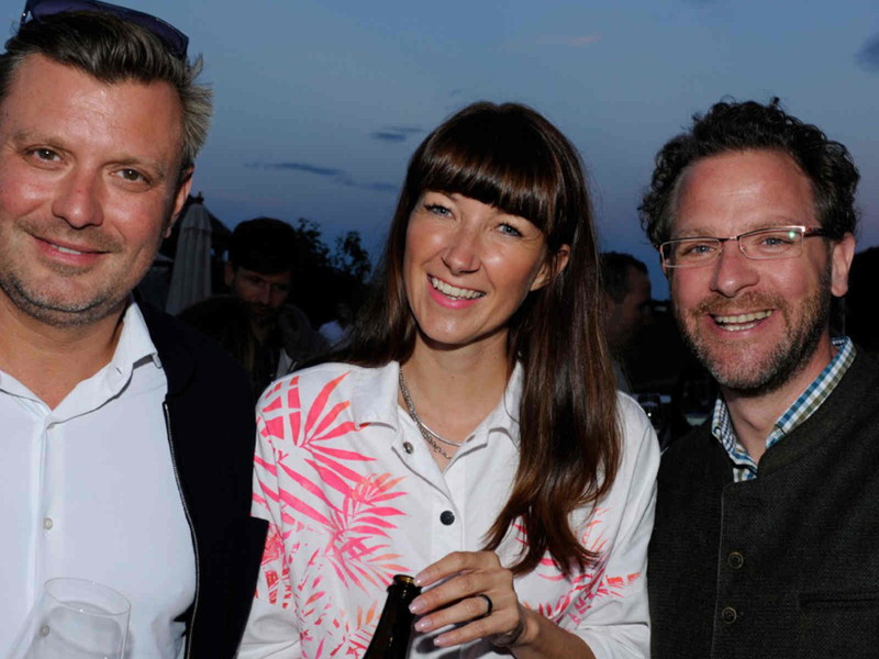 Spitzenkoch Christof Widakovich, Katja Leber-Vracko (Weingut Leber-Vracko) und Wolfgang Maitz (Weingut Maitz).