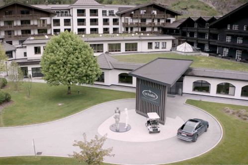 Das Hotel Gut Brandlhof in Saalfelden.