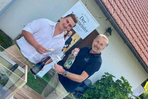 Jakob Jakope (Weingut Kästenburg) und Harald Wickhoff (Weingut Skoff Original).