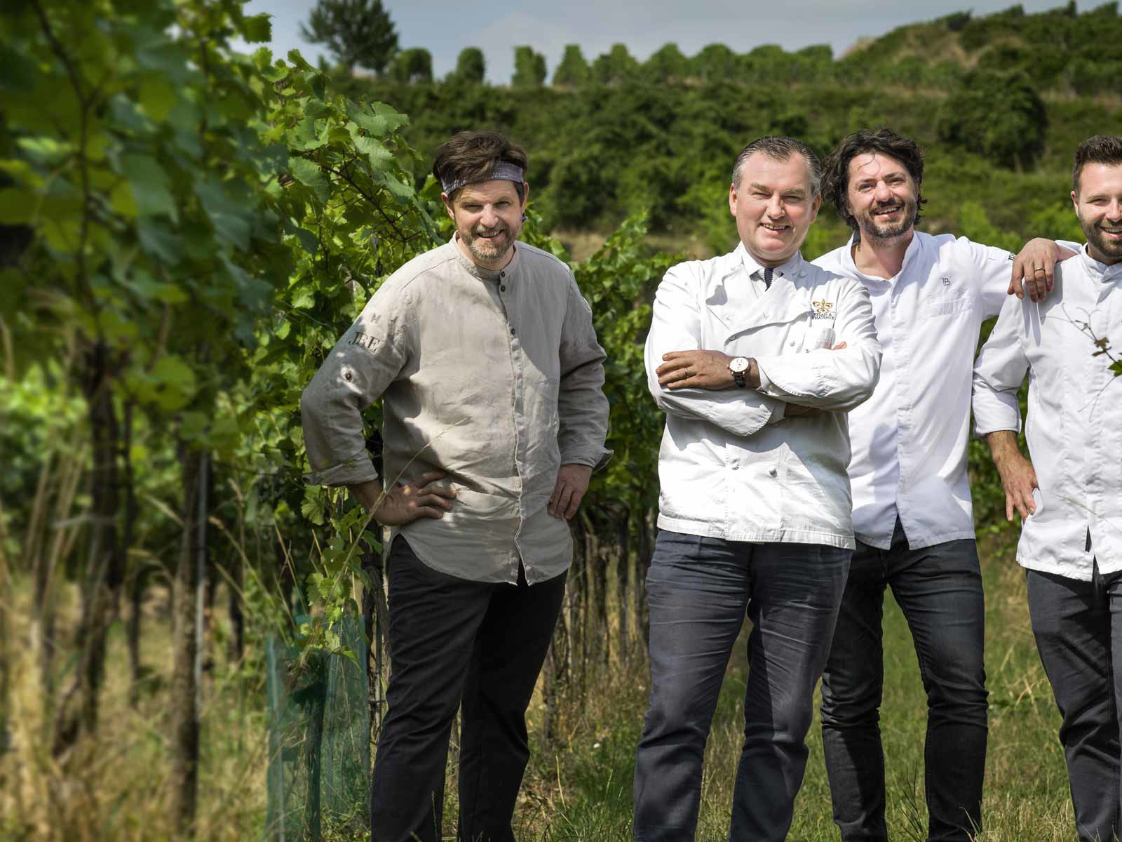 Josef Floh, Toni Mörwald, Thomas Dorfer und Philipp Essl