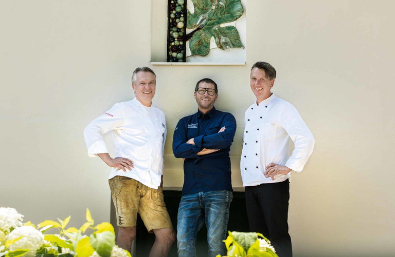 Weinviertler Meister am Herd:&nbsp;Gerhard Knobl, Harald Pollak und Johannes Winkelhofer.