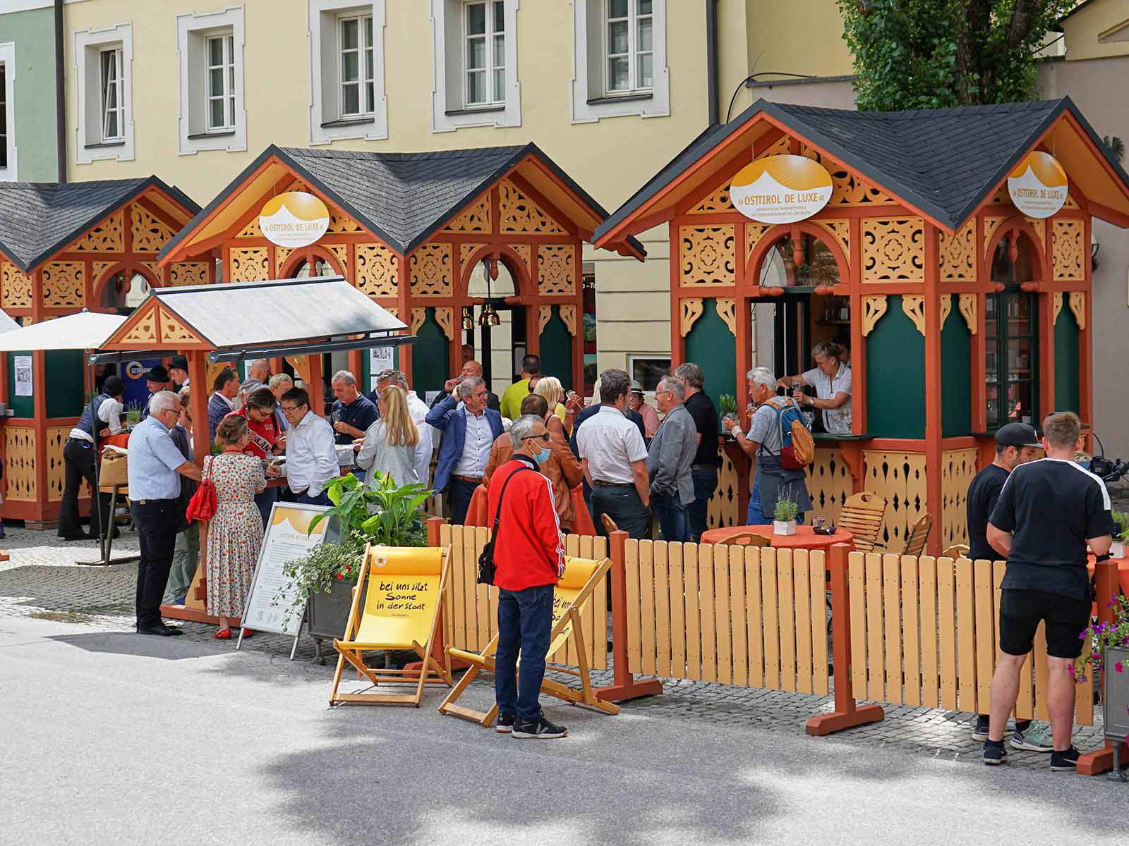 Genuss-Pavillons am Lienzer Hauptplatz