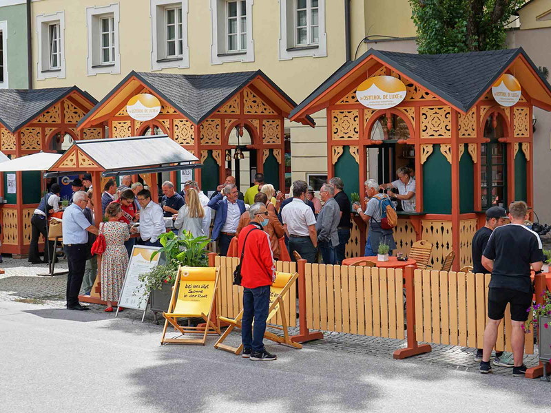 Genuss-Pavillons am Lienzer Hauptplatz
