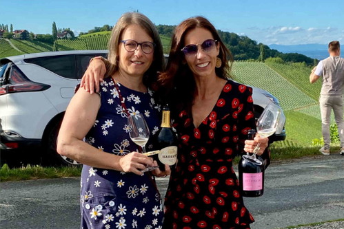 Petra Harkamp (Weingut&nbsp;Harkamp) und Heidi Potzinger (Weingut Potzinger).