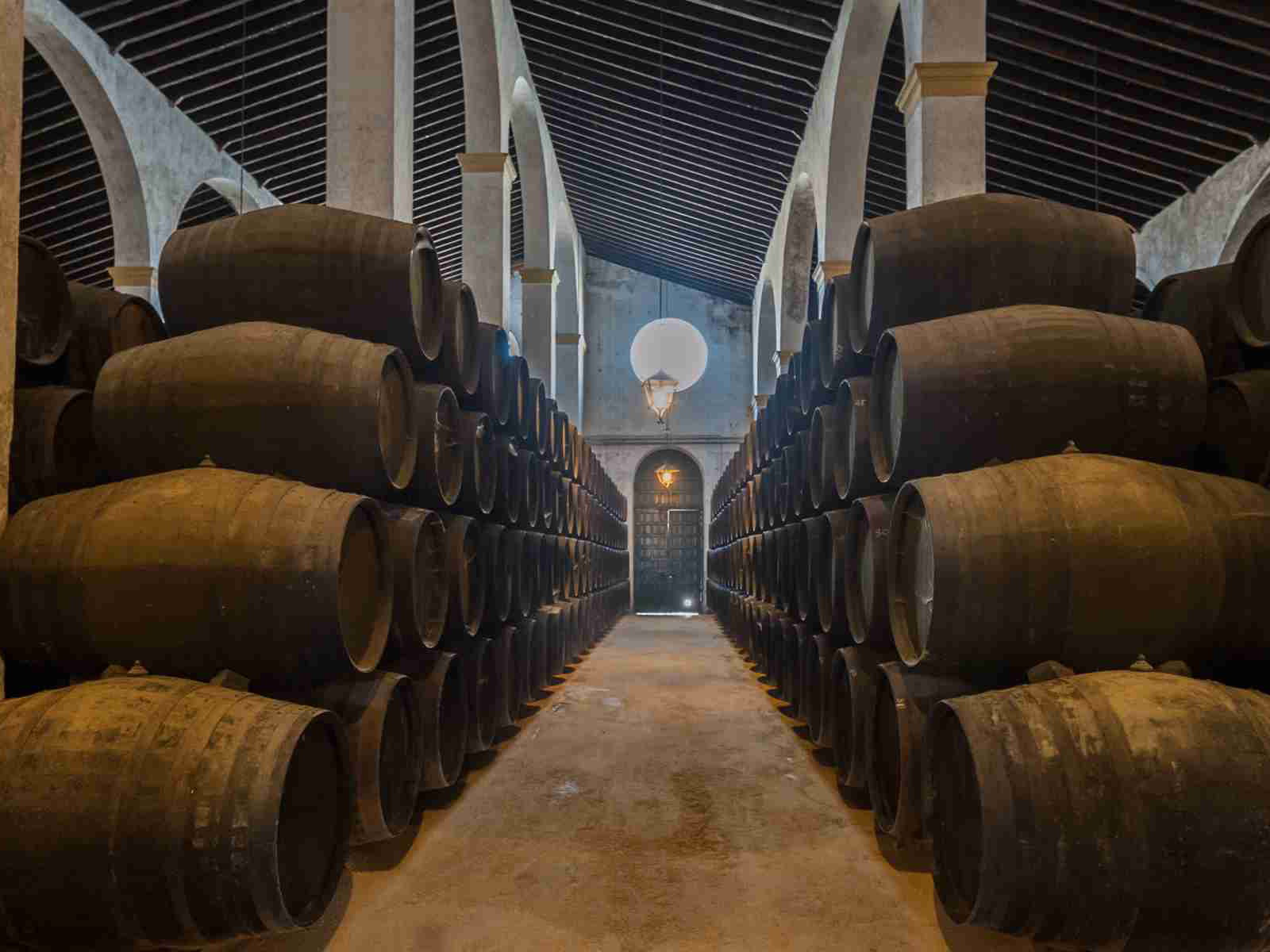 A Typical Sherry Bodega in Jerez, Spain