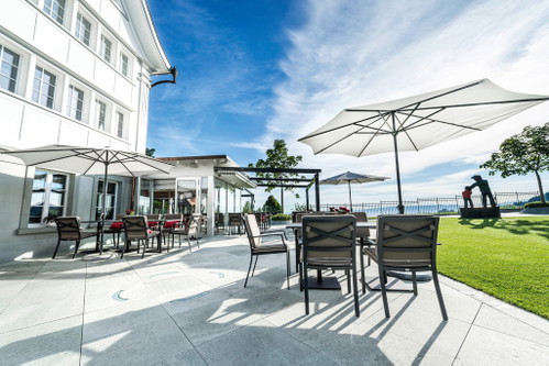 Qual der Wahl: Im «Gasthaus zur Fernsicht» befinden sich satte drei Restaurants. Der Ausblick ist immer traumhaft.