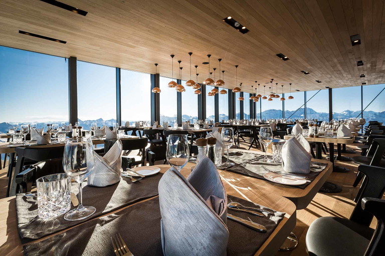 Eindrucksvolles Setting im Restaurant «Ice Q»