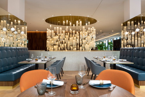 Das Restaurant «PURO» des «Mövenpick Basel»